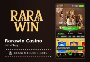 Rarawin Casino Joins Chipy: Advance Through 2 Progression Systems at Once image