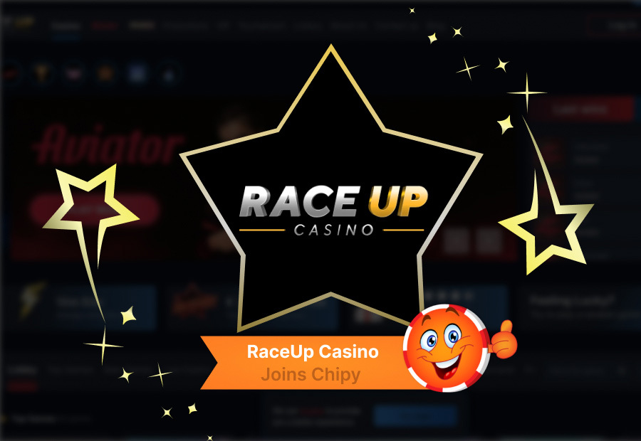 RaceUp Casino Joins Chipy: Comprehensive Promotions, VIP Rewards, and Extensive Game Selection image