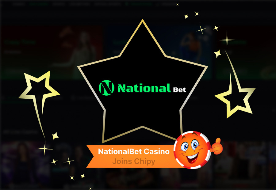 NationalBet Casino Joins Chipy: A Blend of Casino and Sports Betting image