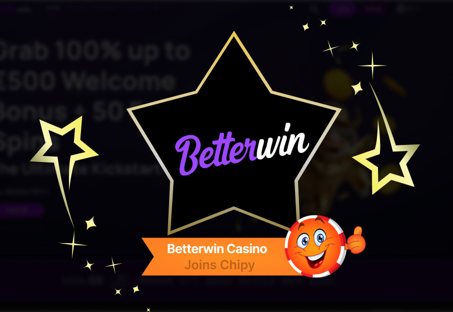 BetterWin Casino Joins Chipy: Loyalty Progression, VIP Privileges, and Network Promotions image