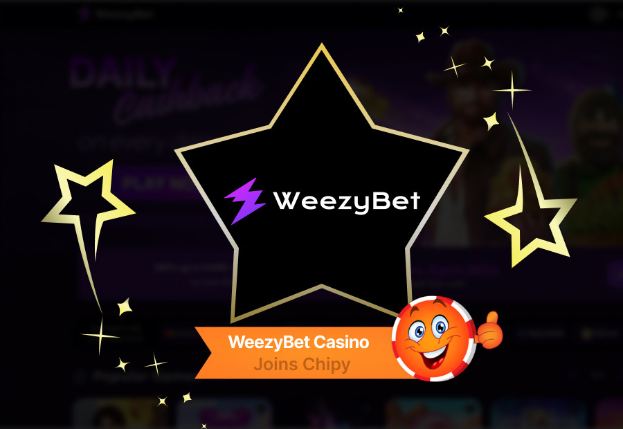 WeezyBet Casino Joins Chipy: Welcome Bonuses and Weekly Reloads Available image