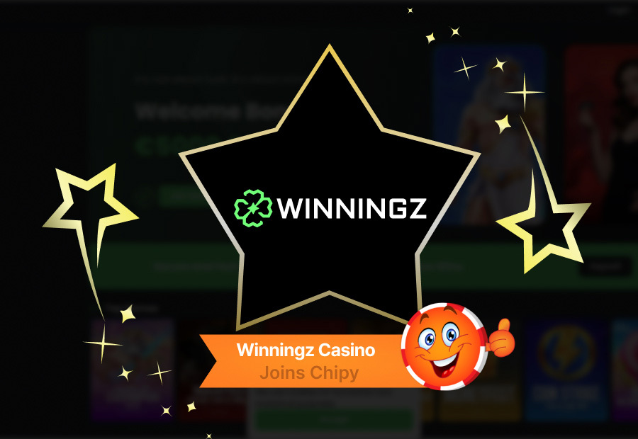 Winningz Casino Joins Chipy: Bonus Codes, VIP Levels, and Game Filters image