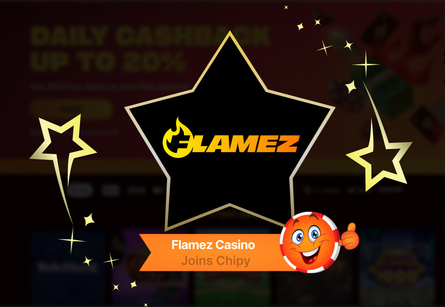 Flamez Casino Joins Chipy: Free Spins, Cashback, and Unique Extras image