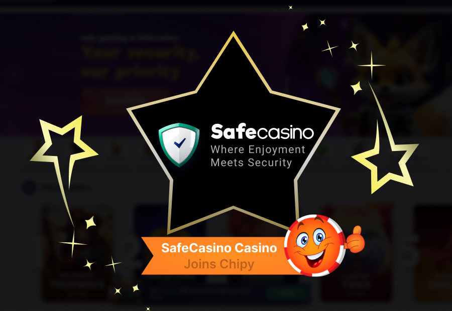 SafeCasino Joins Chipy: A Look at Its Rewards, Features, and Gameplay image