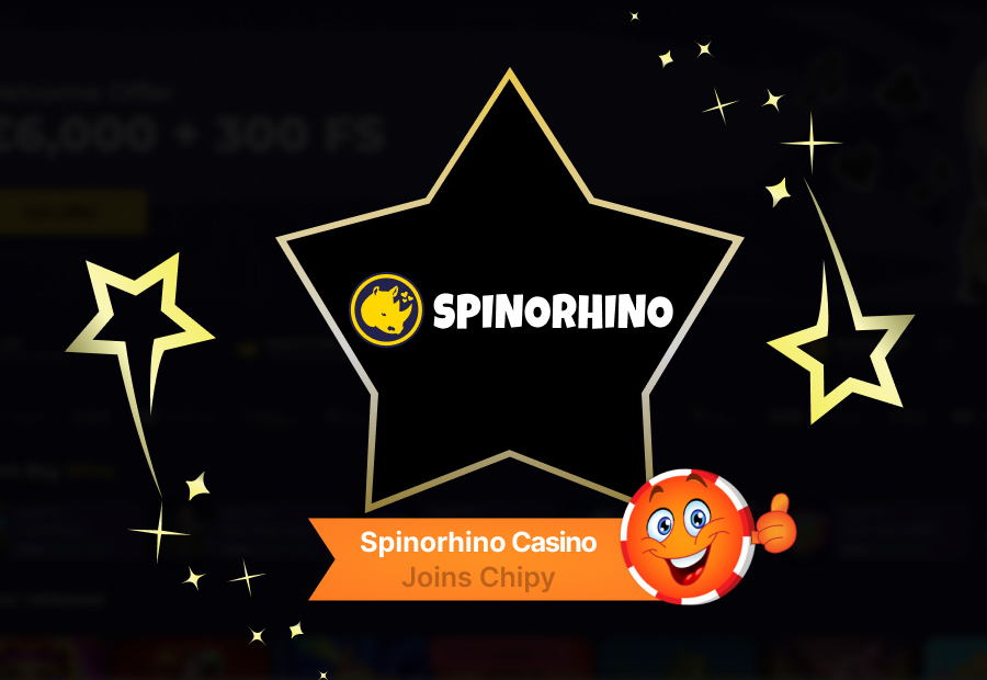 Spinorhino casino lobby showcasing slots and table games