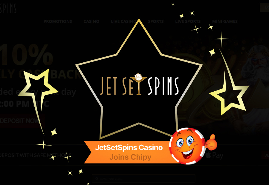 JetSetSpins Casino Joins Chipy: Bonuses, Games, and VIP Rewards Await image