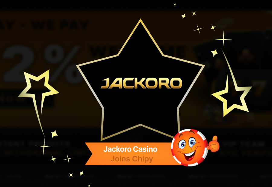 Jackoro Casino Joins Chipy: Exclusive Bonuses, Daily Boosts, and Regular Rewards image