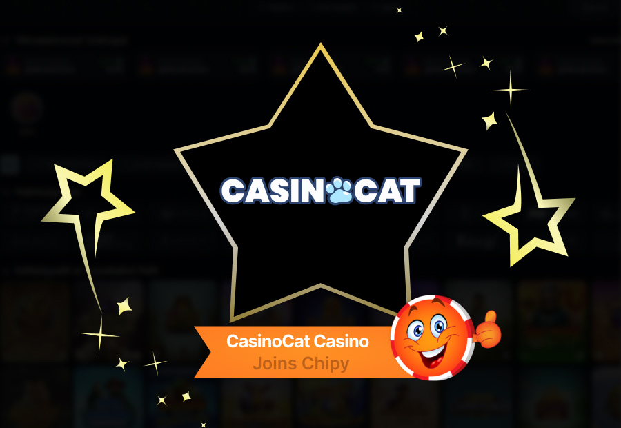 CasinoCat Casino Joins Chipy: A Journey Across Games from 40+ Providers and VIP Rewards image