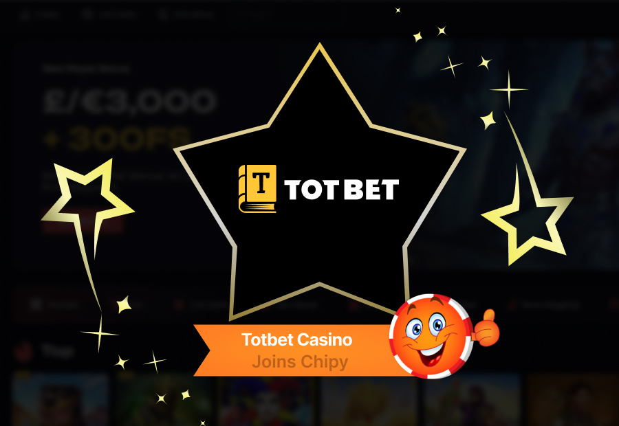 Totbet Casino Joins Chipy: 6,000 Games and 25 Loyalty Levels image