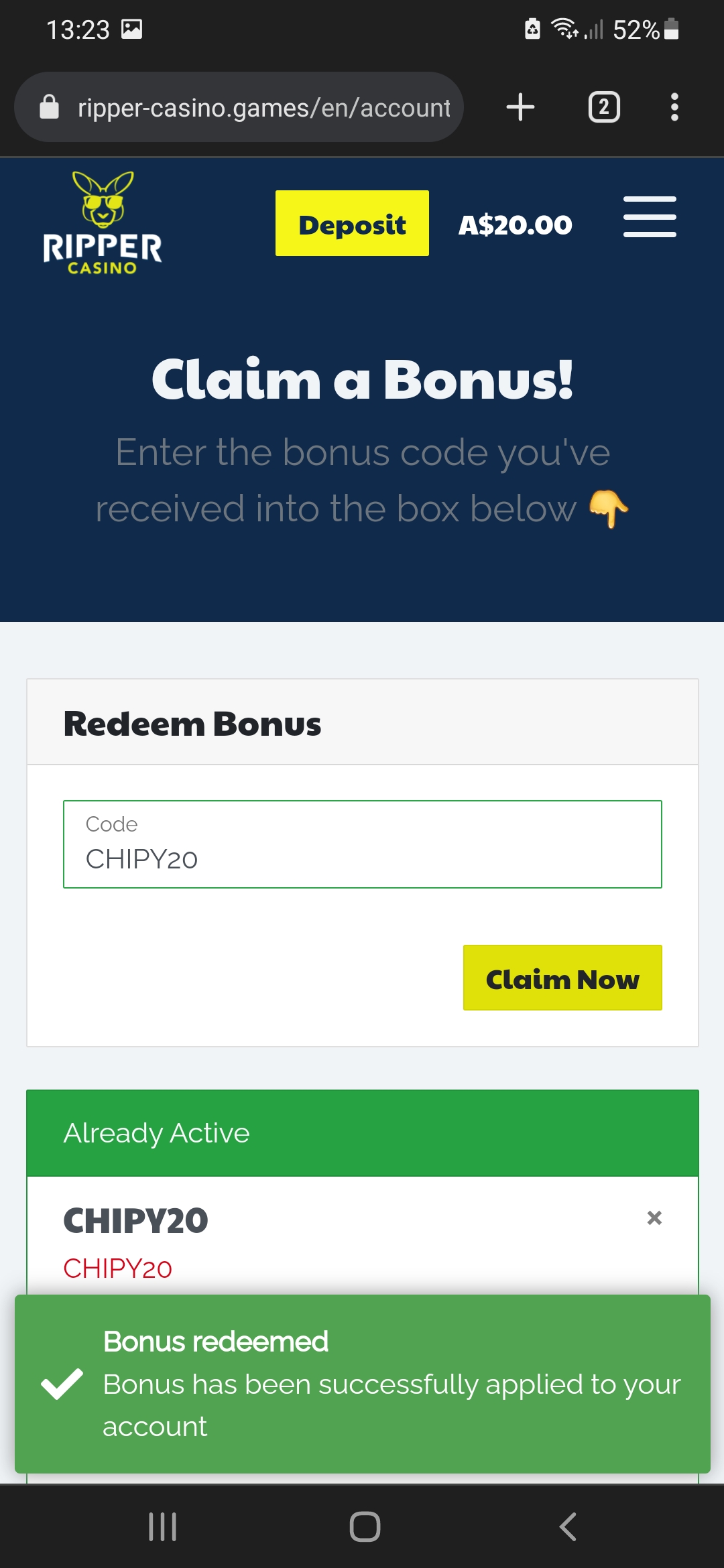 Ripper Casino Promotion