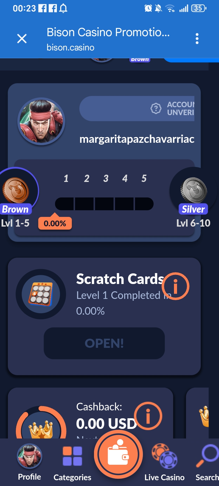 Bison casino free spin