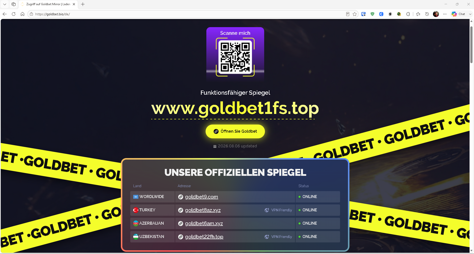 50 darmowych spinów kasyna Goldbet: recenzja bonusu