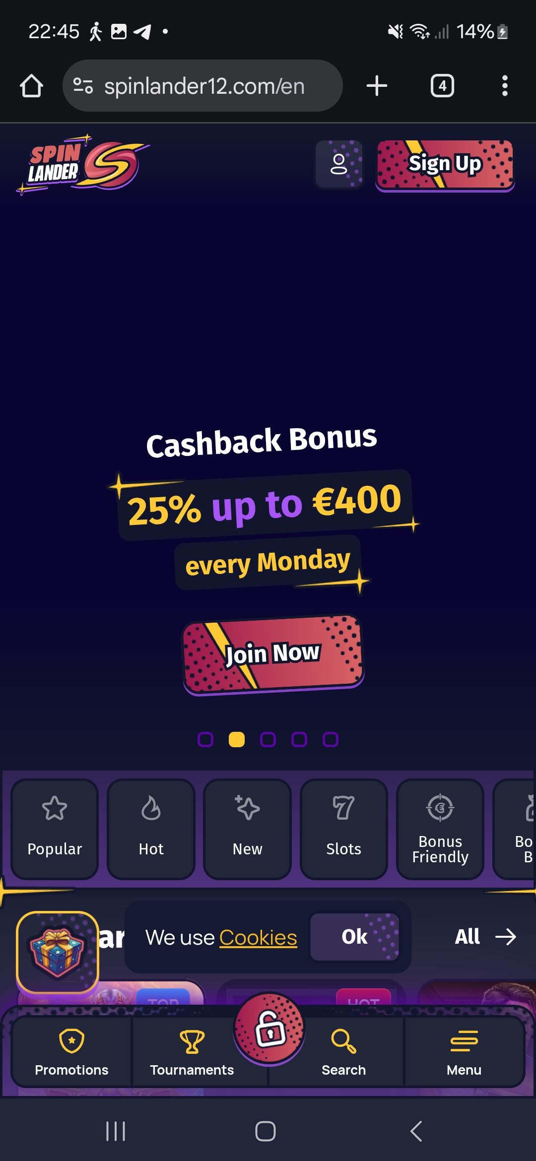 Spinlander Casino No Deposit Bonus Codes & Promotions 2025