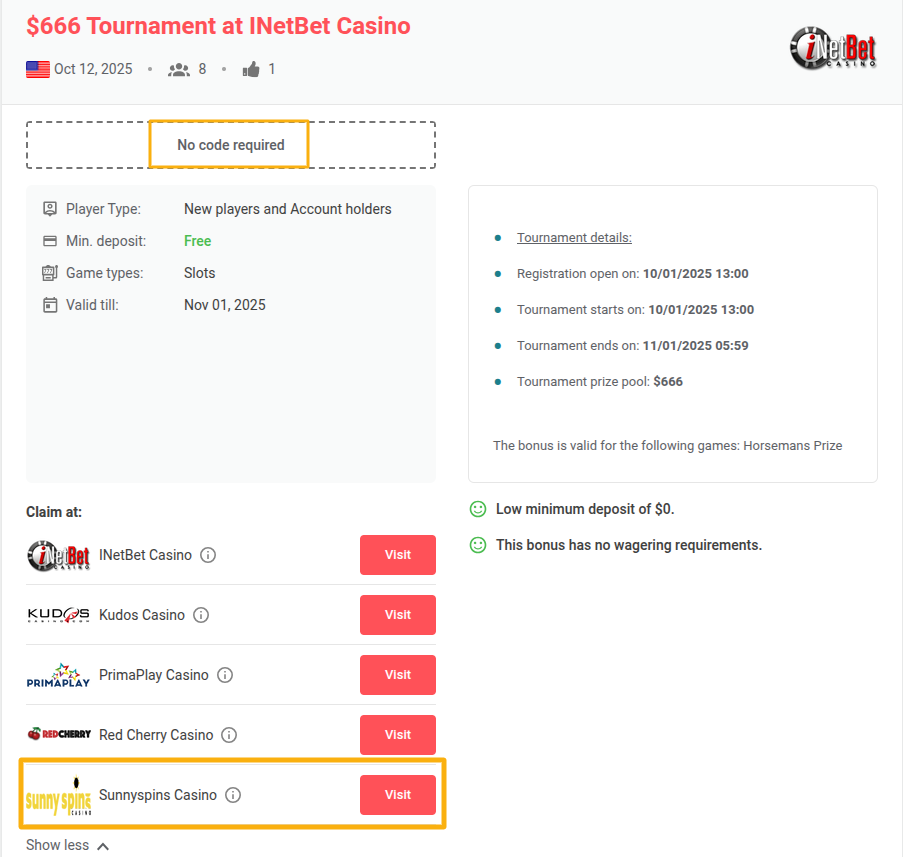 Sunny Spins Casino Code And Sisters Casino