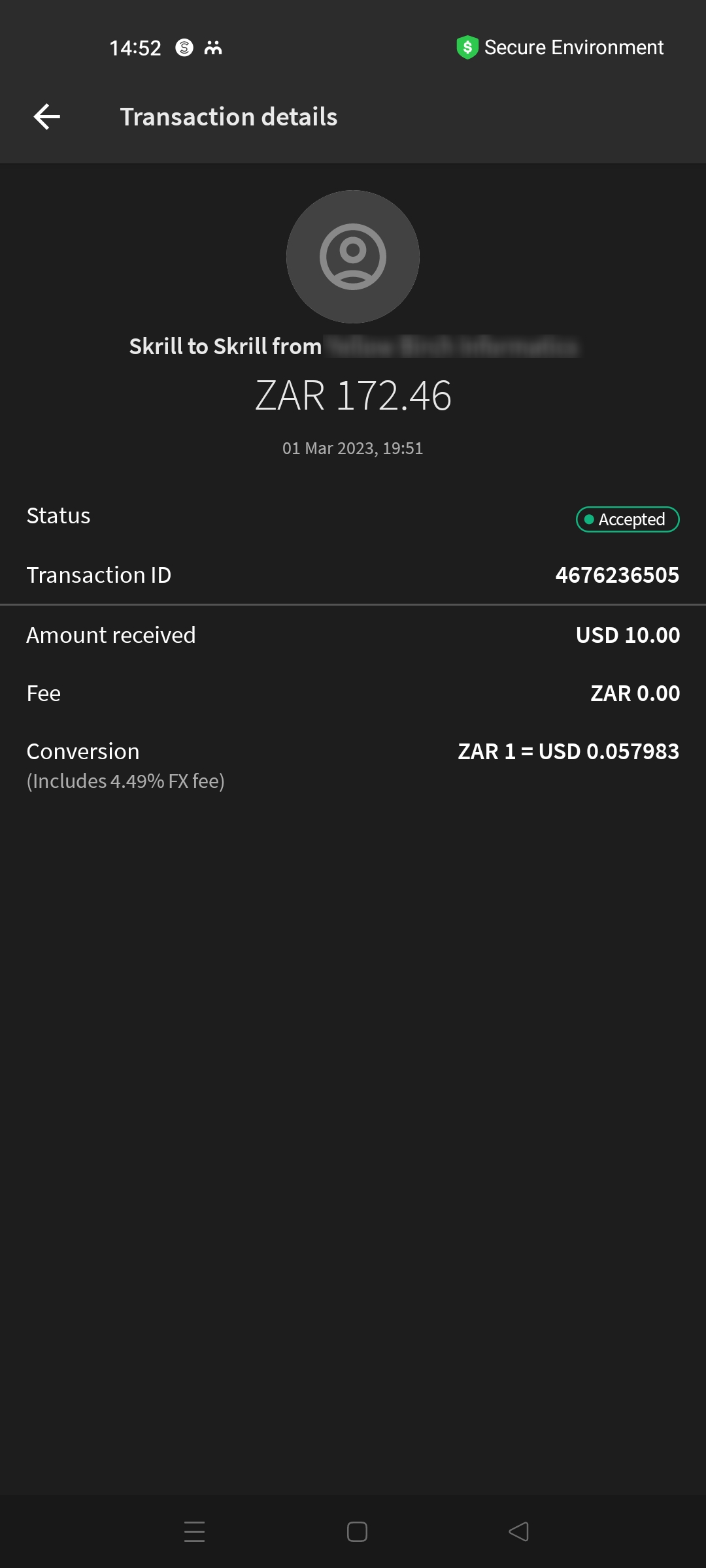 chipy sweepstake proof of payment