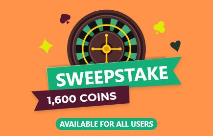 1,600 Coins FREE ENTRY Sweepstake! Jan 25, 2022 image