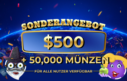 Wir feiern euch – 500K-Sonderverlosung