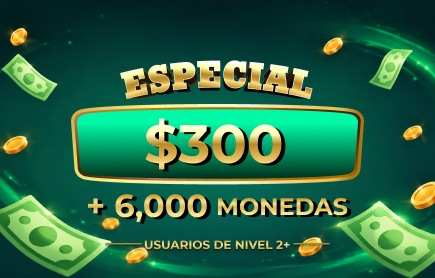 Rifa de Septiembre de 2026: $300 en dinero real + 6.000 monedas