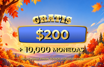 Rifa GRATIS de Octubre de 2026: $200 + 10.000 monedas