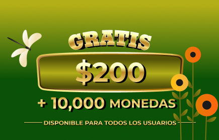 Rifa GRATUITA Abril 2026: $200 + 10,000 Monedas