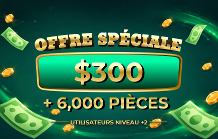 Tirage au Sort Sept. 2026 : 300 $ en argent réel + 6 000 pièces