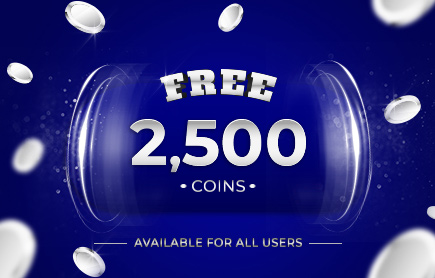 Today Only! 2,500 Coins Sweepstake - Jun 23, 2022 image