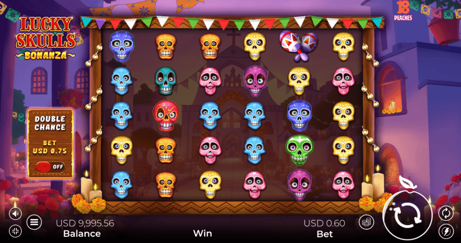 Screenshot della slot Lucky Skulls Bonanza
