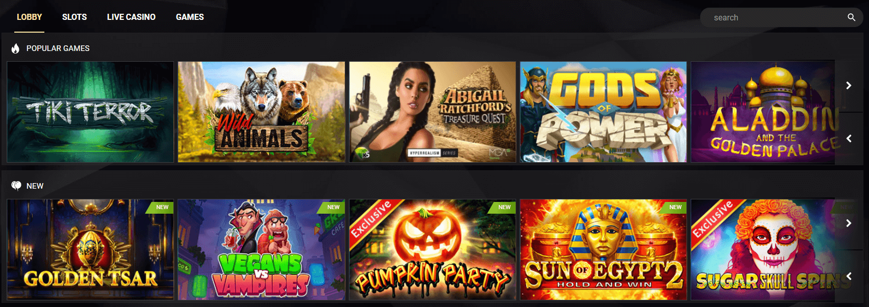 1XSLOTS CASINO GAMES