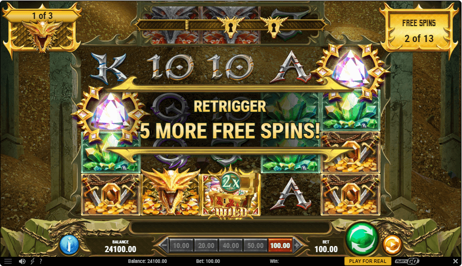 24k Dragon online slot game free spins