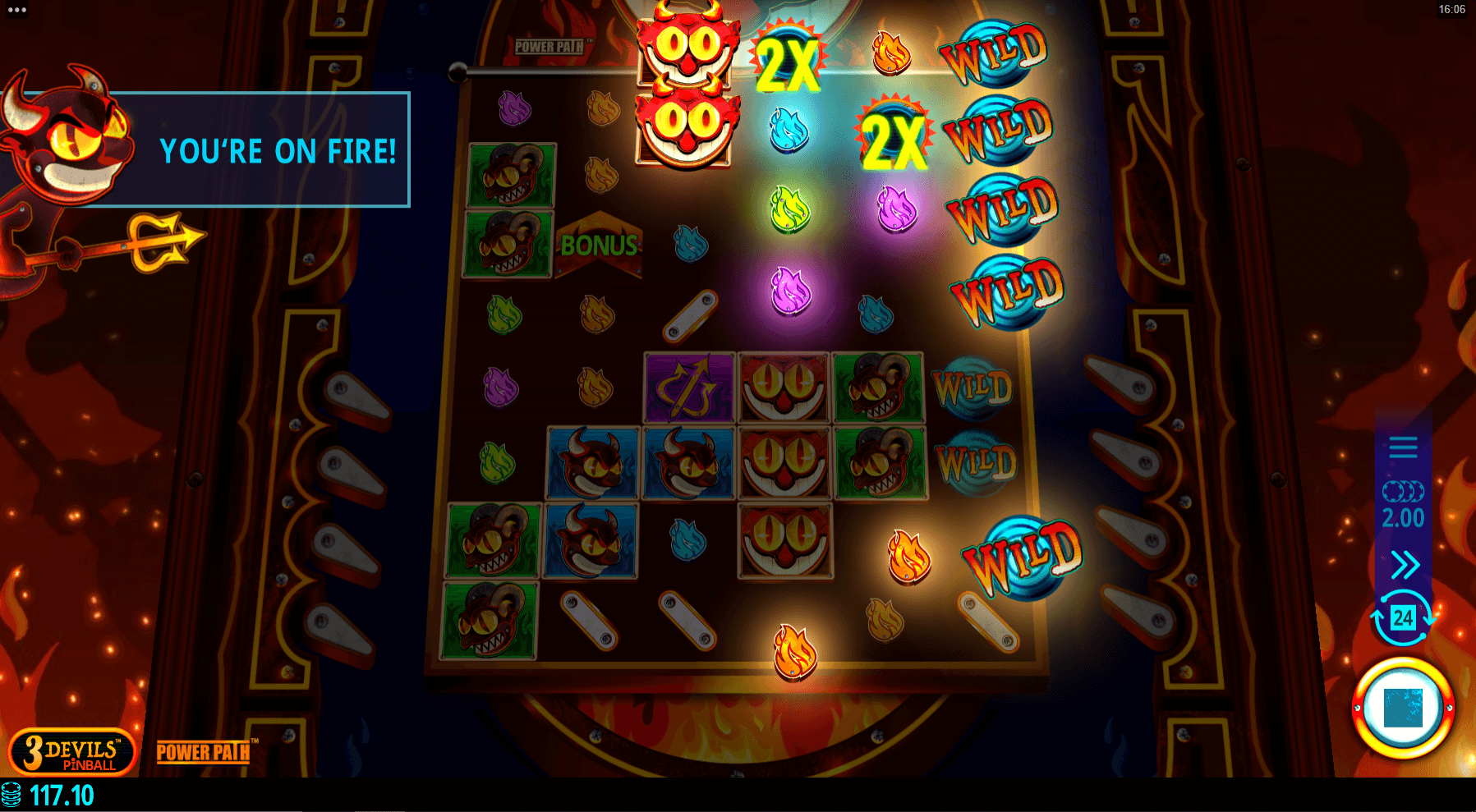 3 Devils Pinball wild win