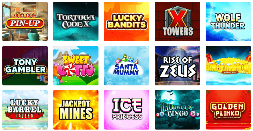 30bet Casino Spieleauswahl