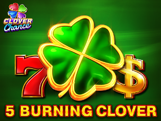 5 burning clover by egt digital logo