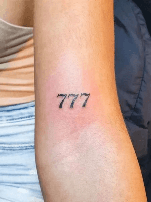 777 tattoo 