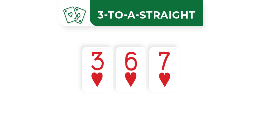 3 to a straight