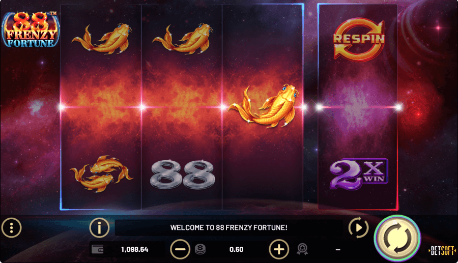 88 Frenzy Fortune Online Cards Game Reels