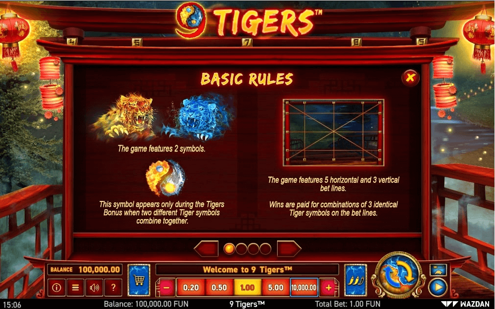 9 Tigers Online Slot Game Rules Explained