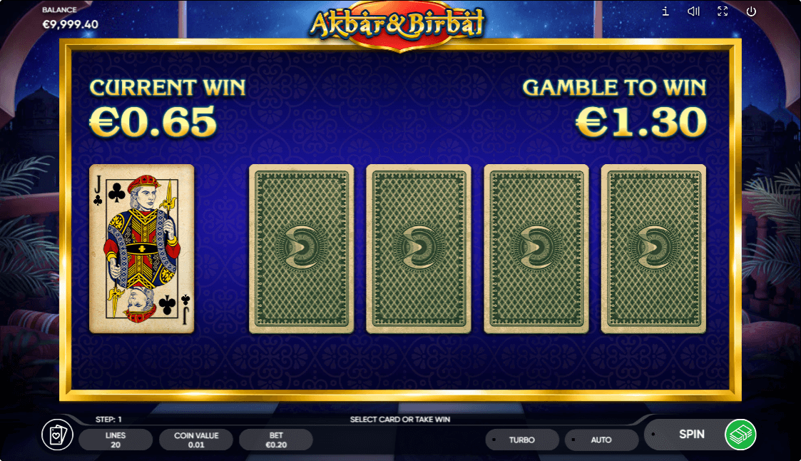Akbar and Birbal Online Slots Game Feature
