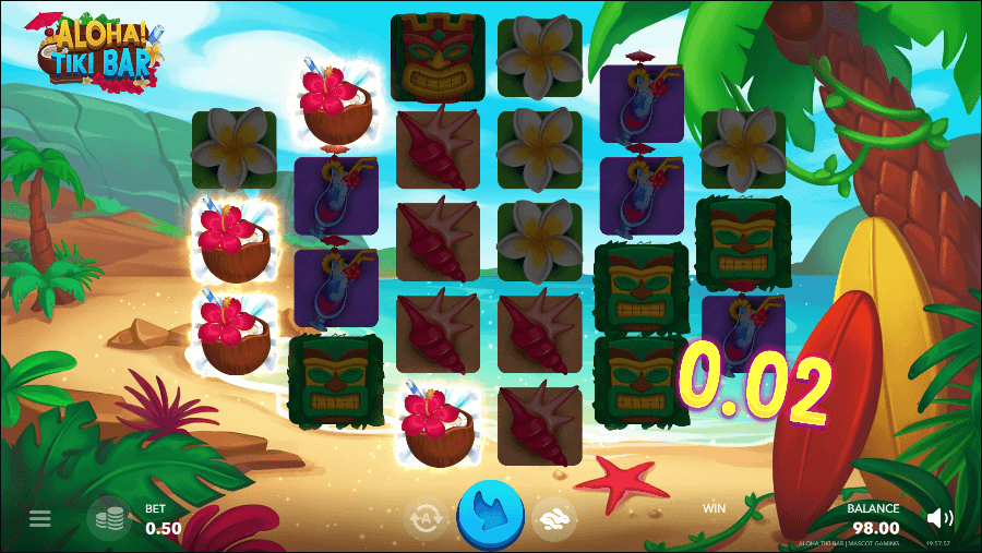 Aloha Tiki Bar Online Slots Game Win
