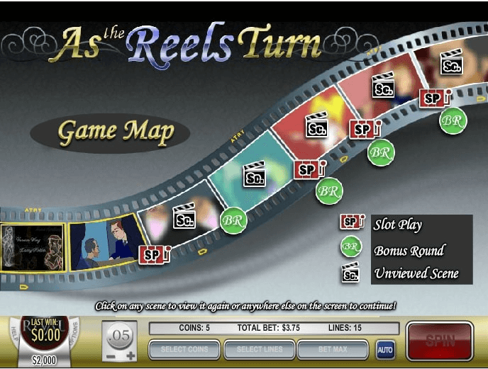 as the reels turn ep 2 rival slot game map
