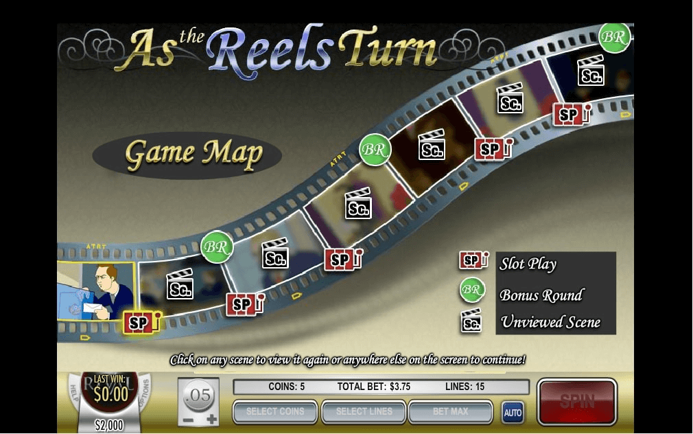 As the reels turn ep1 rival slot game map