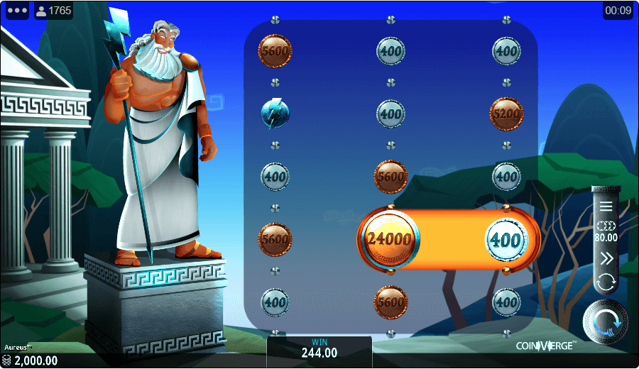 Aureus slot big win combo