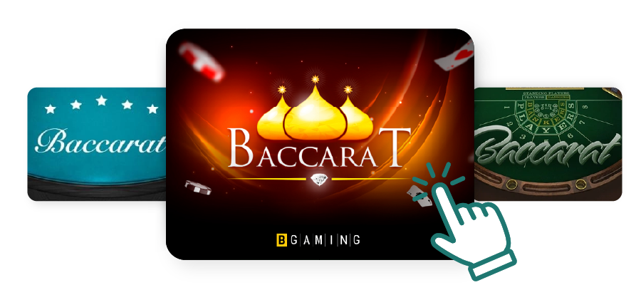 Image du choix de jeux de baccarat