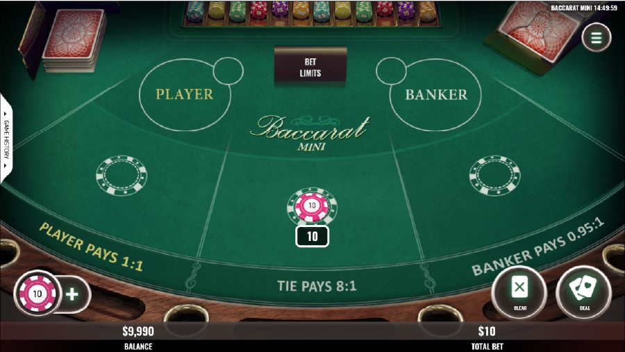 Mini Baccarat immagine