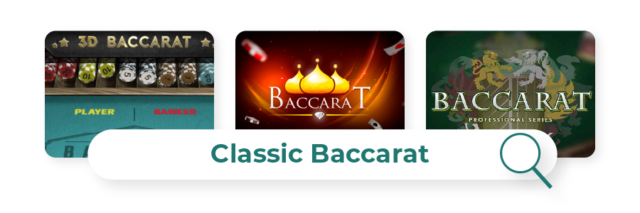 Image de baccarat classique