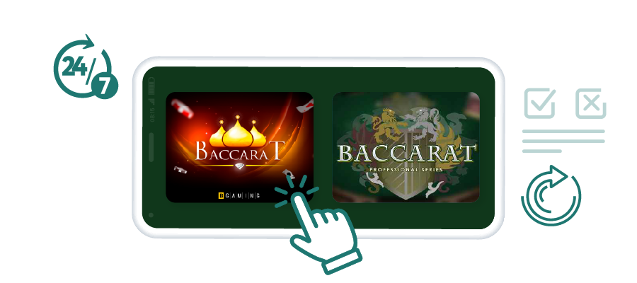 Image des raisons de jouer au baccarat gratuit