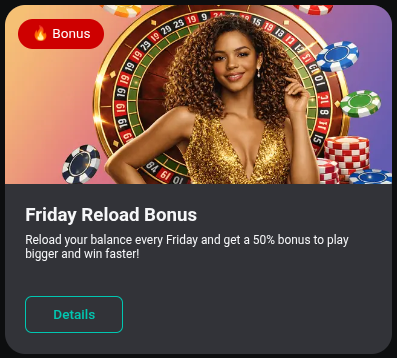 Betfm Casino Friday Reload Bonus