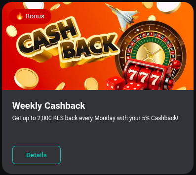Betfm Casino Weekly Cashback