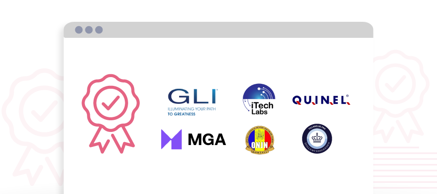 betsoft certifications and licenses