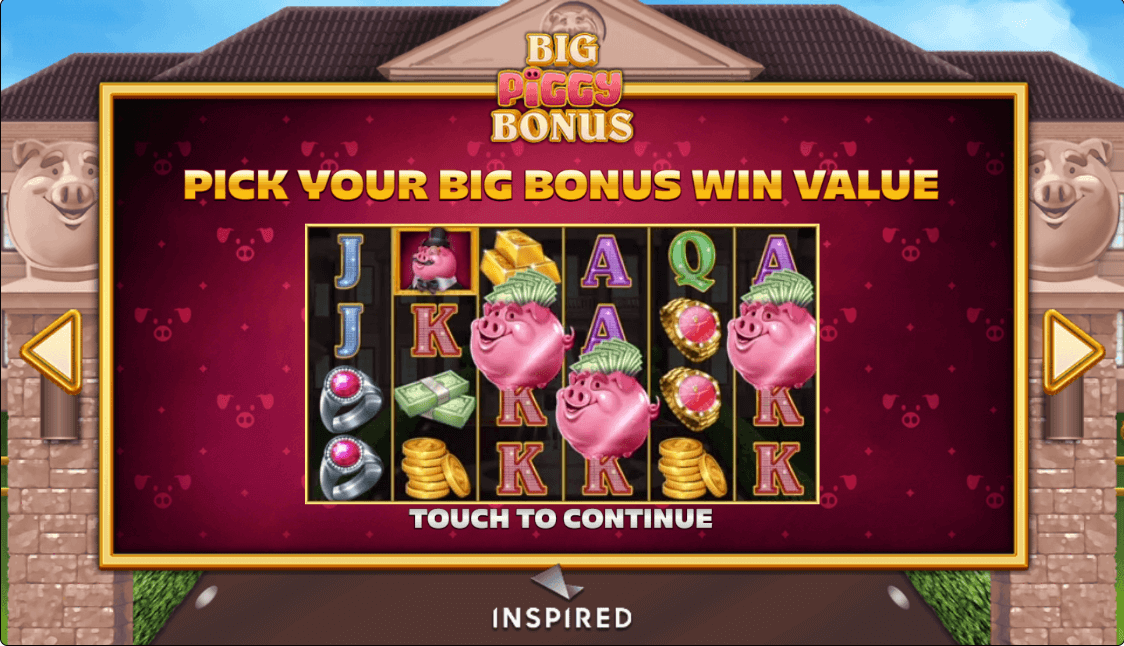 Big Piggy Bonus Online Slots Game Features