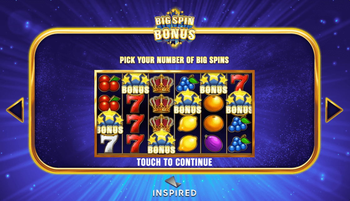 Big Spin Bonus Online Slots Game Features